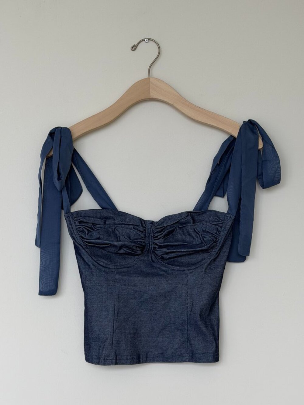 VRG GRL Laneway Drinks Tie Top — Navy